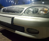 Daewoo Lanos 1998–2017 Winterafdekking voor grille (bovenste) Mat foto 4