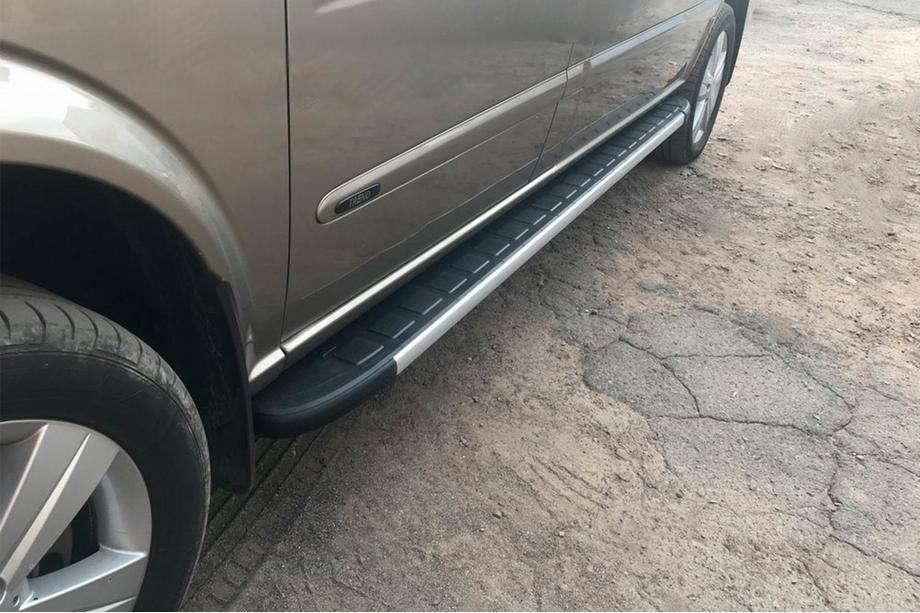 Mercedes Vito W639 2004–2014 Duru side steps (2 stuks, aluminium) Image