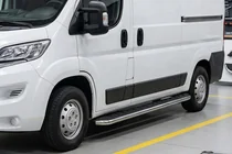 Citroen Jumper 2007–2025 Maydos V1 zijtreden (set 2 stuks, aluminium + RVS) foto 1