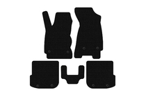 Audi A4 B5 1994–2001 Rubberen automatten Carsuit (Sedan, zwart) foto 1