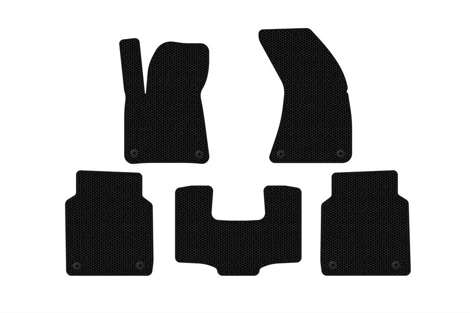 Audi A8 2010–2018 Rubberen automatten Carsuit (Long, zwart) Image