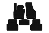 Audi Q3 2011–2019 Carsuit rubberen automatten (Zwart) foto 1