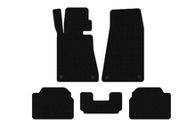 BMW 5 Serie E34 1988–1995 Carsuit rubberen automatten (Zwart) foto 1