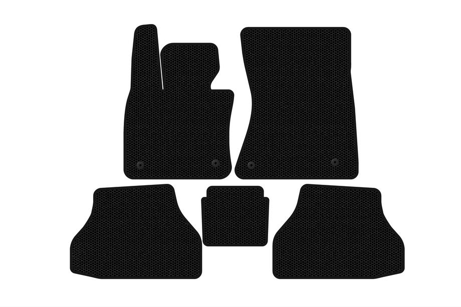 BMW X6 E71 2008–2014 Rubberen automatten Carsuit V-2 (Zwart) Image