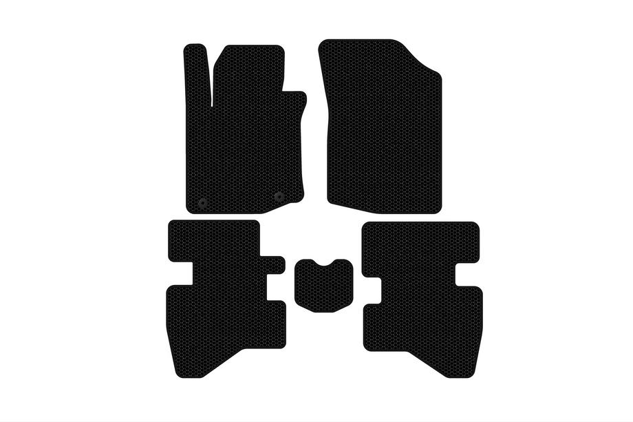 Citroen C-1 2005–2014 Rubberen automatten Carsuit (HB, zwart) Image