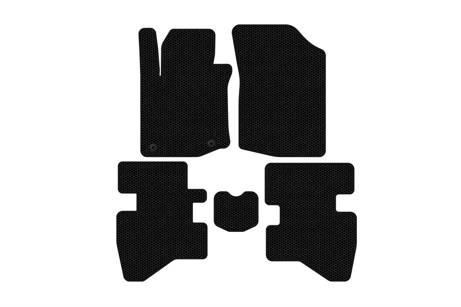 Citroen C-1 2014–2021 Rubberen automatten Carsuit (HB, zwart) Image
