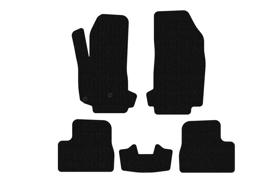 Citroen DS-3 2009–2016 Rubberen automatten Carsuit V-2 (Zwart) Image