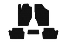 Citroen DS-4 2010–2015 Rubberen automatten Carsuit (HB, vóór facelift, zwart) foto 1