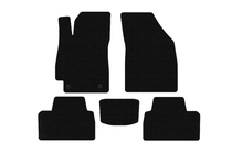 Daewoo Nubira 1997–1999 Rubberen vloermatten Carsuit (SD, zwart) foto 1