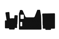DAF XF95 2002–2006 Carsuit rubberen automatten (Zwart) foto 1