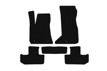 Dodge Challenger 2008–2023 Rubberen automatten Carsuit (Coupé, zwart) foto 1