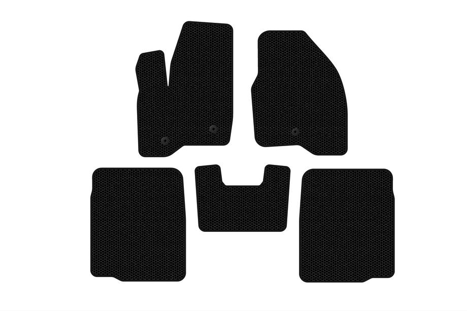 Ford Explorer 2011–2019 Carsuit rubberen automatten voor interieur (2 rijen, 2011-2015, zwart) Image