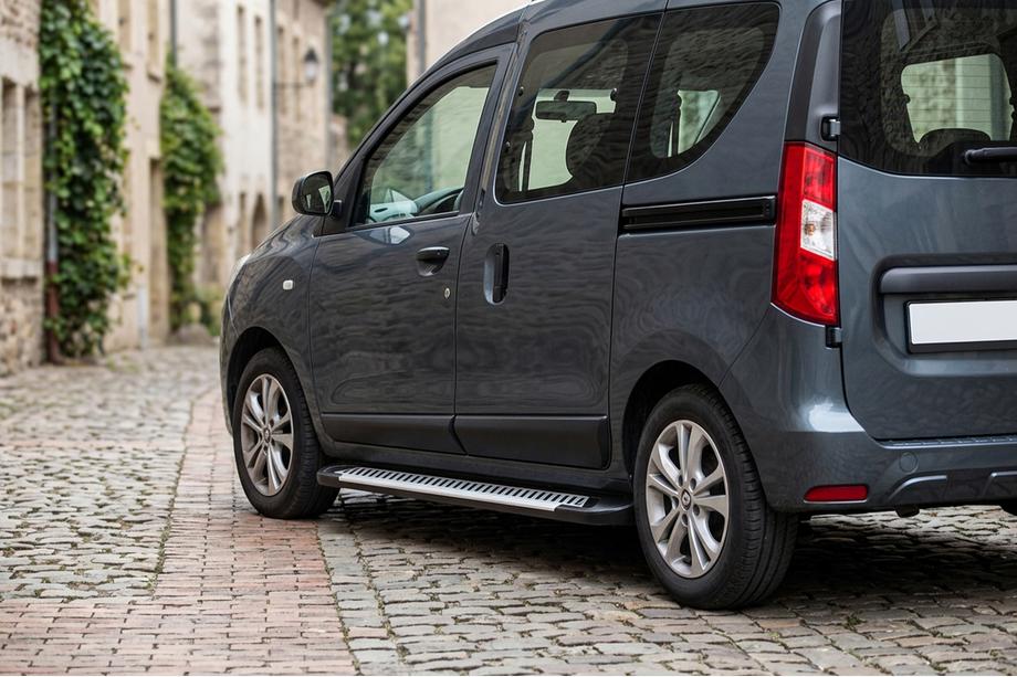 Dacia Dokker 2013–2022 Side steps Line (2 stuks, aluminium) Image
