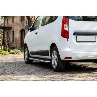 Maydos V1 zijtreden (set 2 stuks, aluminium + RVS) Dacia Dokker 2013–2022 foto 1