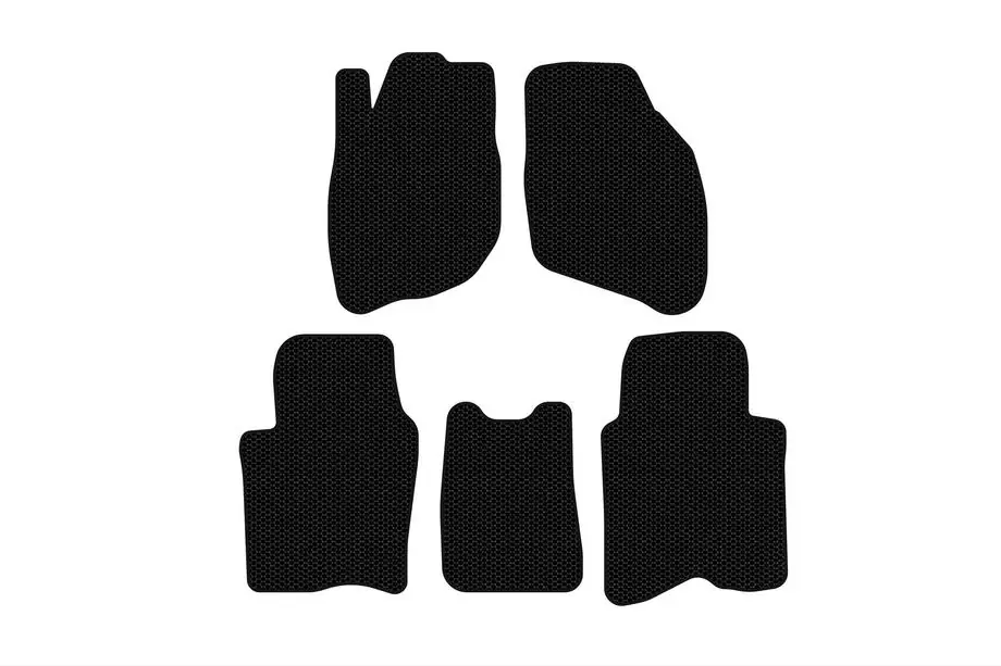 Honda City 2002–2008 Rubberen vloermatten Carsuit (SD, zwart) Image