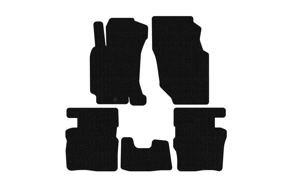 Honda HR-V 1998–2006 Rubberen automatten Carsuit (5-deurs, zwart) Image