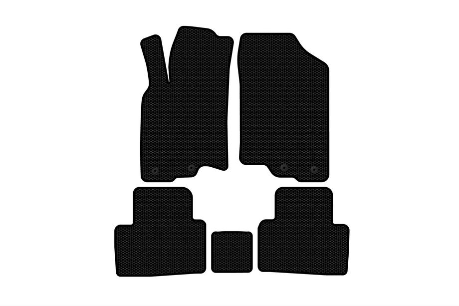 Honda Insight II 2009–2014 Rubberen automatten Carsuit (HB, Hybrid, zwart) Image