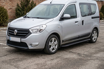 Dacia Dokker 2013–2022 Bosphorus Black side steps (2 st., aluminium) foto 1