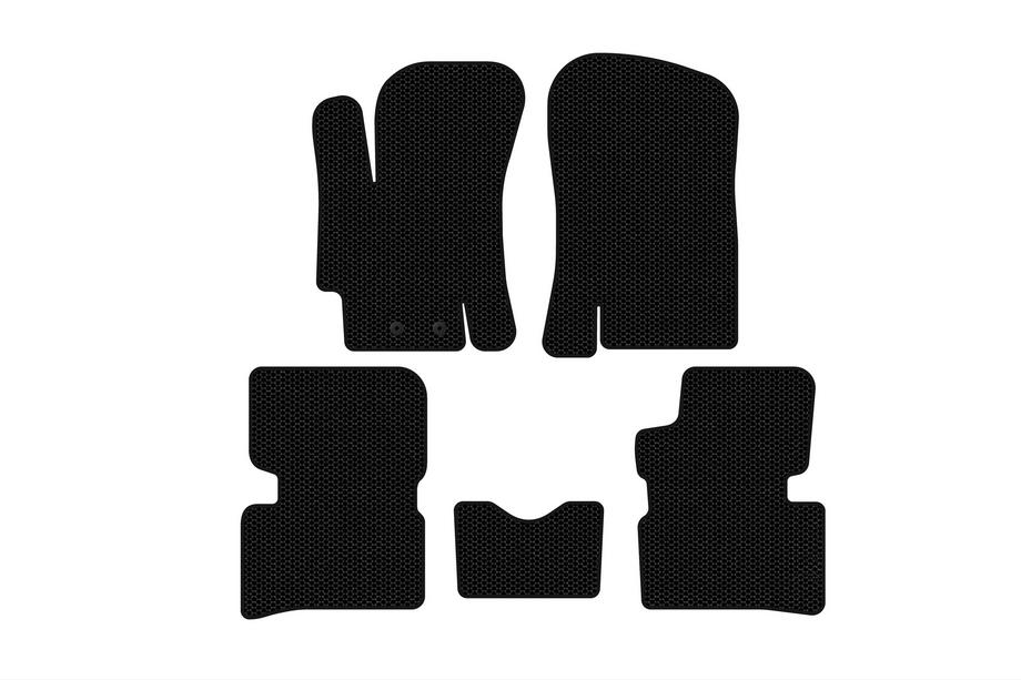 Hyundai Accent 2006–2010 Rubberen vloermatten Carsuit (SD, zwart) Image
