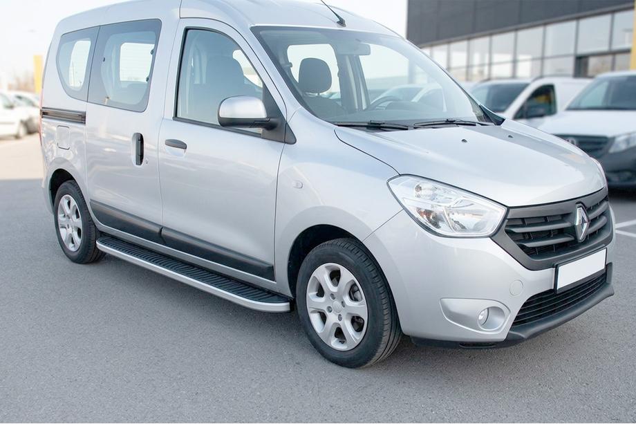 Dacia Dokker 2013–2022 Tayga side steps (2 stuks, aluminium) Image