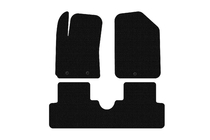 Hyundai I-10 2014–2017 Rubberen automatten Carsuit (HB, zwart) foto 1