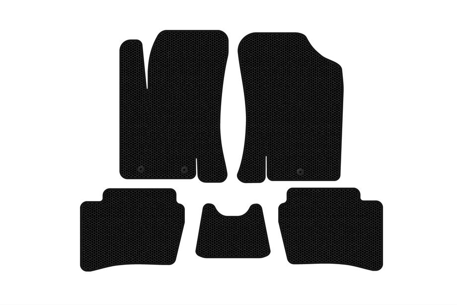 Hyundai I-20 2008–2012 Rubberen automatten Carsuit (HB, zwart) Image