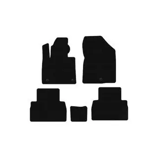 Rubberen automatten Carsuit (2018-2020, zwart) Hyundai Santa Fe 4 2018–2023 foto 1