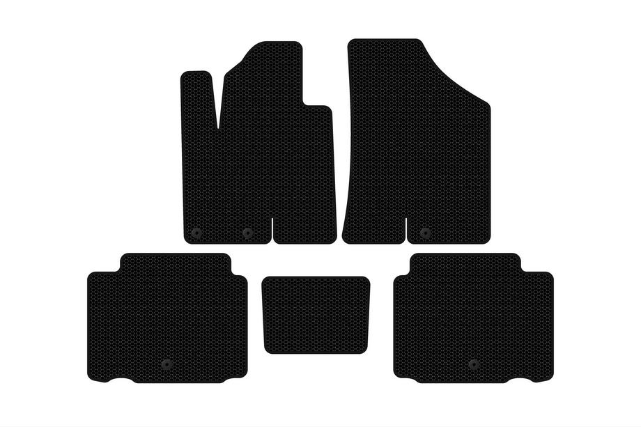 Hyundai IX55 2007–2012 Carsuit rubberen automatten (Zwart) Image