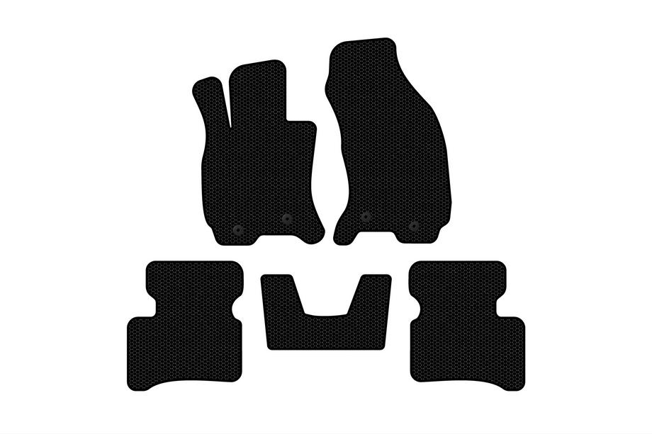 Jaguar X-Type 2001–2009 Rubberen automatten Carsuit (SD, gaspedaal vanaf de vloer, zwart) Image