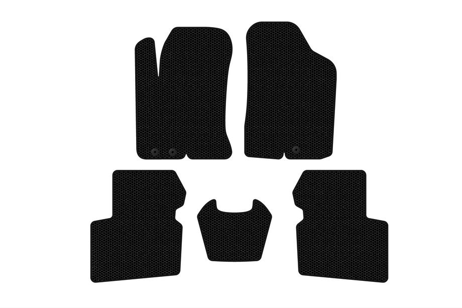 Kia Cerato 2 2010–2013 Rubberen vloermatten Carsuit (SD, zwart) Image