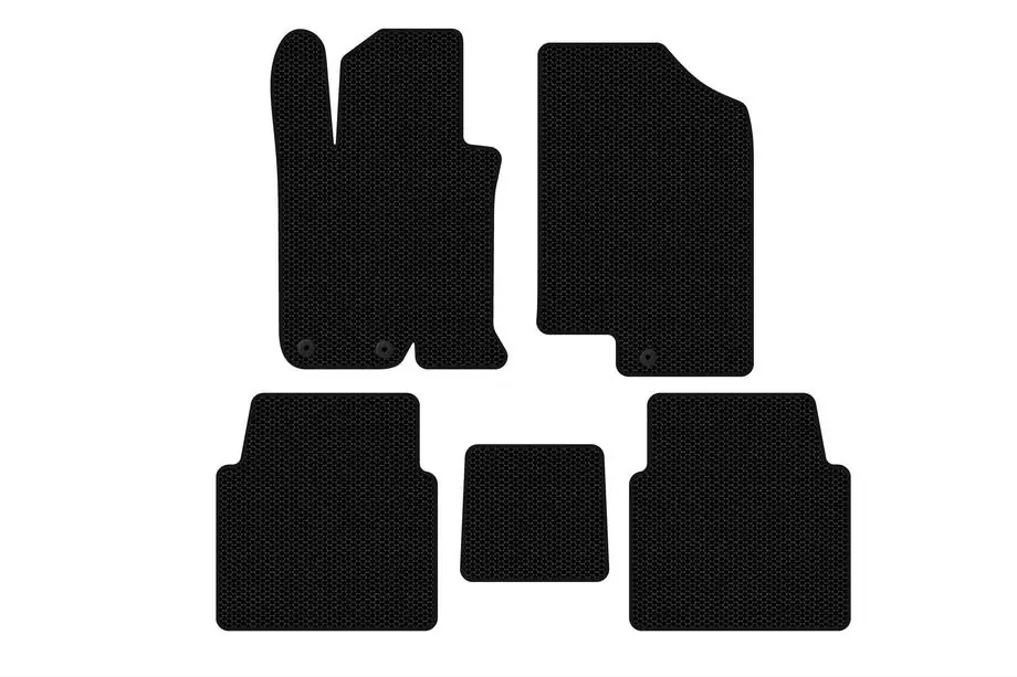 Kia Optima 2010–2016 Rubberen automatten Carsuit V-1 (SD, zwart) Foto 1