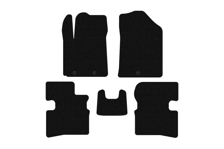 Kia Picanto 2004–2011 Rubberen automatten Carsuit (2009-2011, HB, zwart) Foto 1