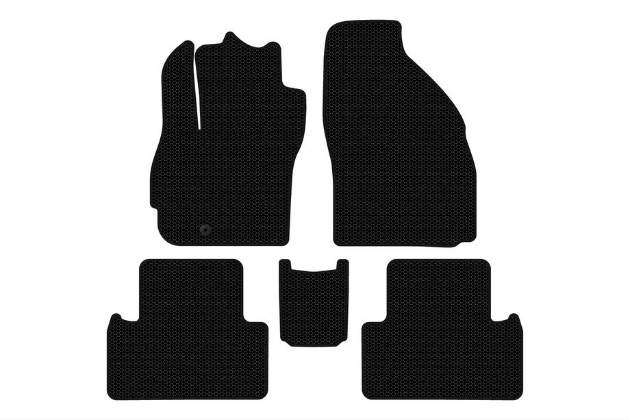 Mazda 5 2005–2009 Carsuit rubberen automatten (2 rijen, 7-zits, zwart) Foto 1