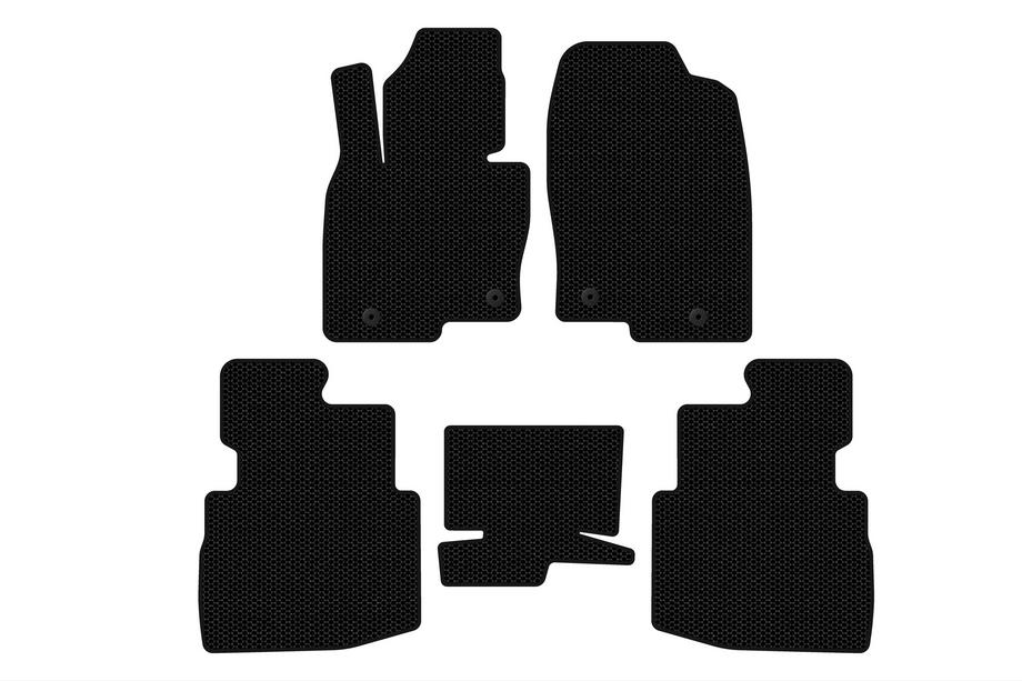 Mazda CX-9 2017– Carsuit rubberen automatten (2 rijen, 7-zits, zwart) Image