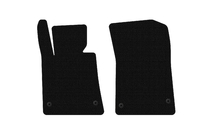 Mercedes SLK R172 2011–2016 Rubberen vloermatten Carsuit (Родстер, zwart) foto 1