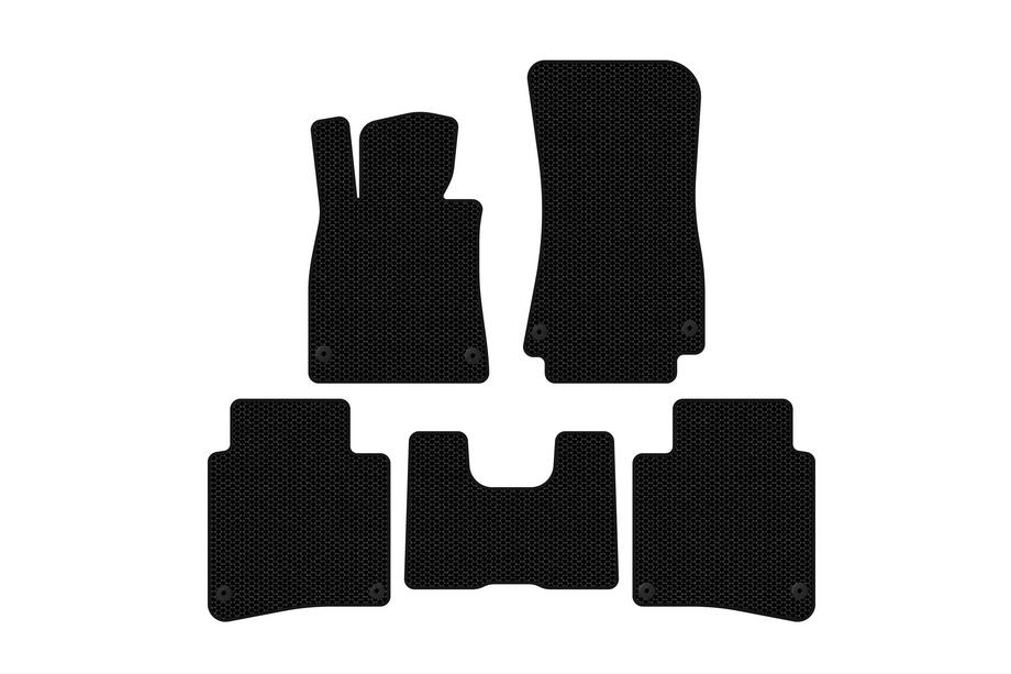 Mercedes S-Class W222 2013–2022 Rubberen automatten Carsuit (2017-2020, SD, lange wielbasis, zwart) Foto 1