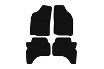 Mitsubishi L200 1996–2006 Carsuit rubberen automatten (Zwart) foto 1