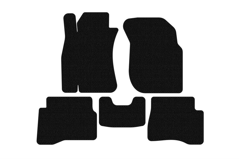 Nissan Almera N16 2000–2006 Rubberen vloermatten Carsuit (SD, zwart) Image