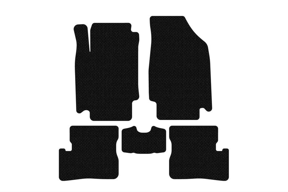 Nissan Micra K12 2003–2010 Rubberen automatten Carsuit (HB, zwart) Image