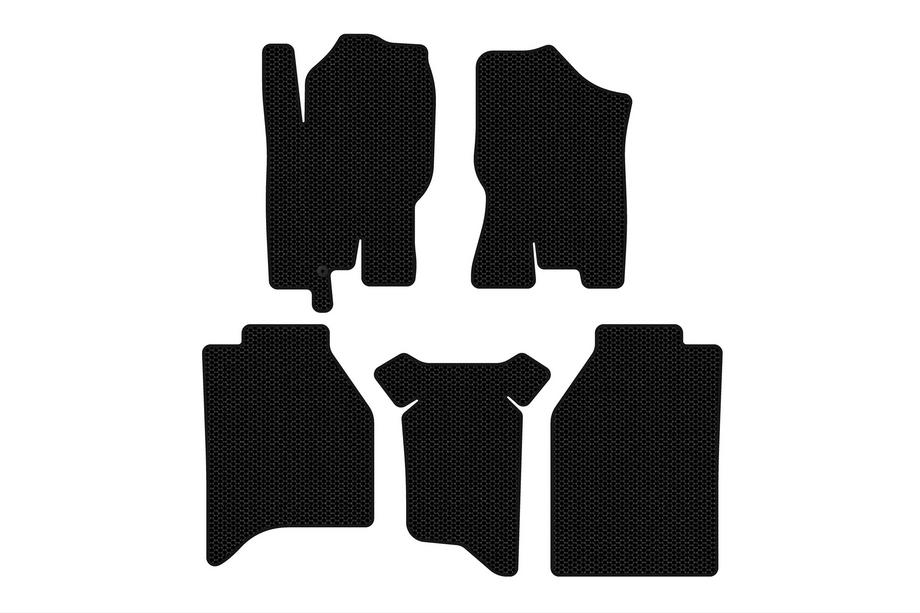 Nissan Navara 2006–2015 Rubberen automatten Carsuit (zonder boxen, zwart) Image