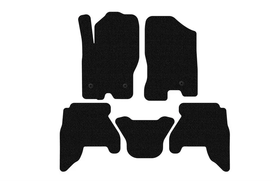 Nissan Pathfinder R51 2005–2014 Rubberen automatten Carsuit V1 (2 rijen, zwart, 2010-2014) Image