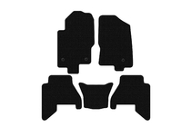 Nissan Pathfinder R51 2005–2014 Rubberen automatten Carsuit V2 (2 rijen, zwart, 2010-2014) foto 1