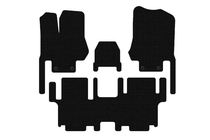 Nissan Quest 2011–2017 Carsuit rubberen automatten (2 rijen, 7-zits, zwart) foto 1