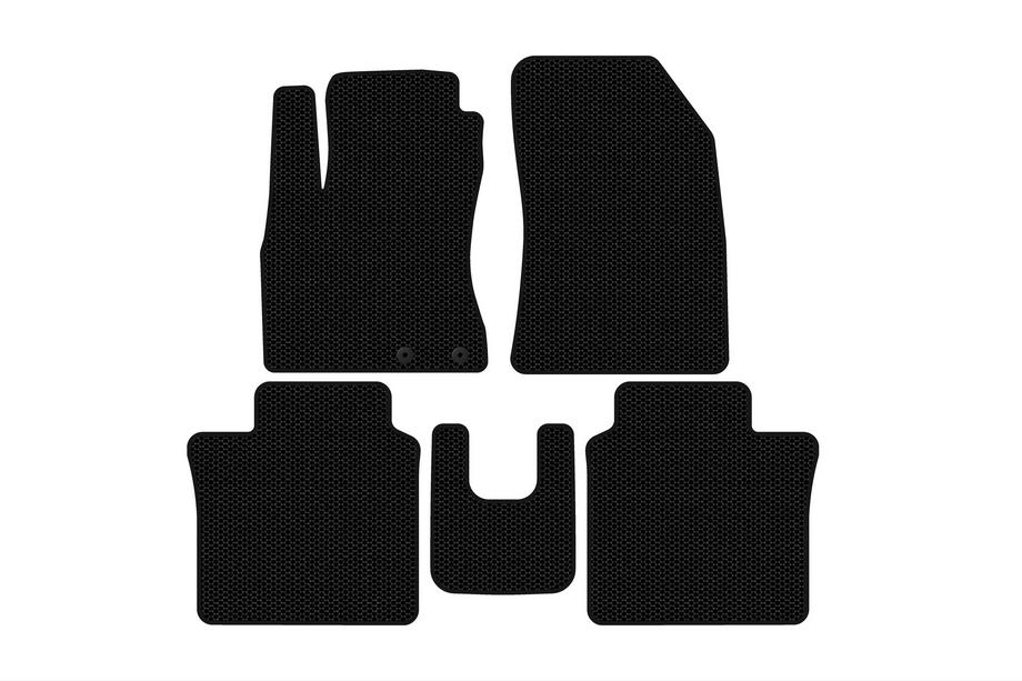 Nissan Note 2012–2020 Rubberen automatten Carsuit (HB, zwart) Image