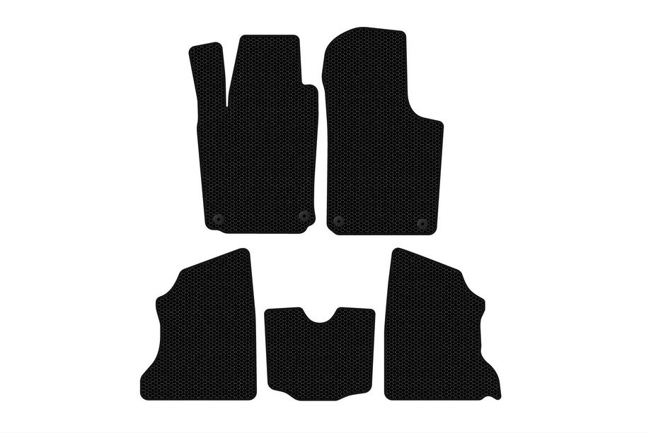 Opel Combo 2002–2012 Carsuit rubberen automatten (Zwart) Image