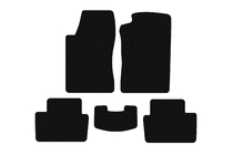 Opel Vectra B 1995–2002 Rubberen automatten Carsuit (LB, zwart) foto 1