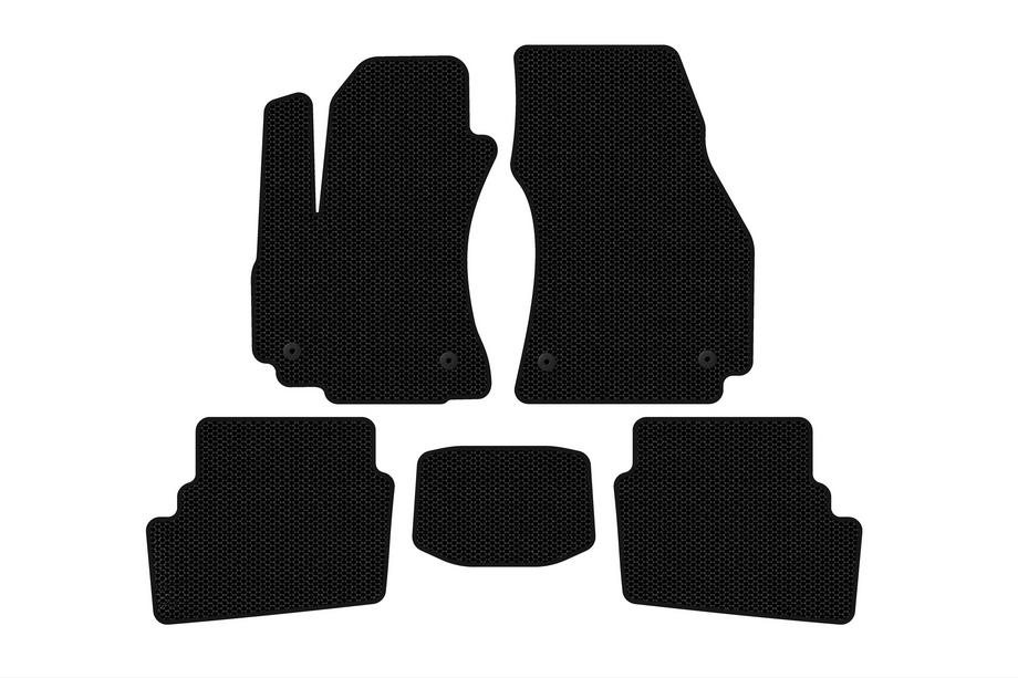 Opel Zafira A 1998–2005 Carsuit rubberen automatten voor het interieur (2 rijen, 2003-2005, 7-zits, zwart) Image