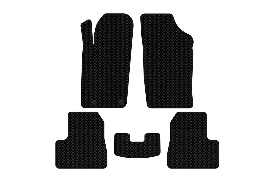 Peugeot 206 1998–2024 Rubberen automatten Carsuit (2009-2013, zwart) Image