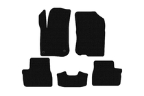 Peugeot 208 2012–2019 Rubberen matten Carsuit (HB, 5-deurs, zwart) foto 1