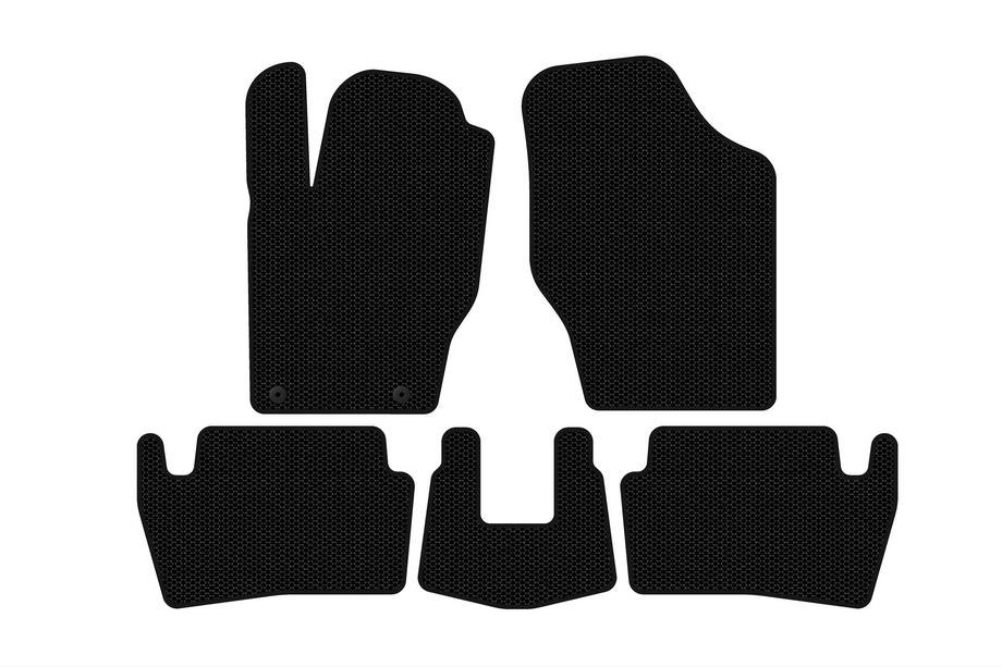 Peugeot 307 2001–2008 Rubberen automatten Carsuit (2001-2005, HB, 5-deurs, zwart) Foto 1
